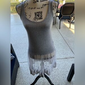 Gently worn once Wanna B top with lace bottom.